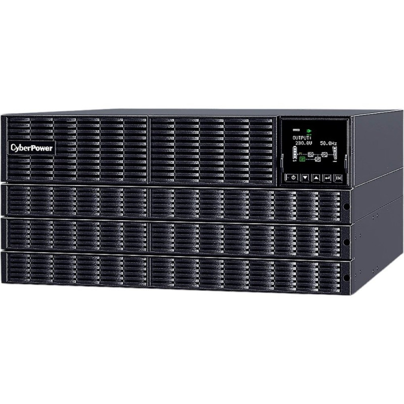 ИБП CyberPower OLS6KERT5U, 6kVA/6kW, 5U, ONLN, SIN, LCD, USB, RS232, RJ45/11, SL, EPO, HW, C13x4, C1