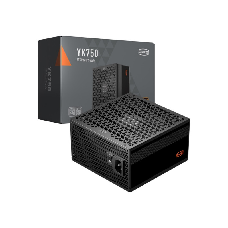 Блок питания для компьютера PCCOOLER ATX 750W YK750  80+BRONZE GEN.5 FULL MOD