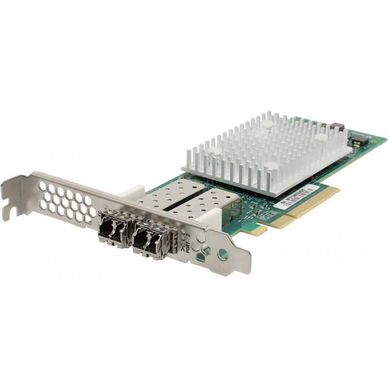 Сетевой адаптер Qlogic QLE2692 16Gb Dual Port FC HBA, x8 PCIe, SR LC multi-mode optic, LP + FH