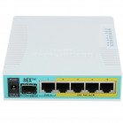 Коммутатор MIKROTIK hEX PoE RB960PGS 5*10/100/1000 LAN, 4*PoE, 1*SFP