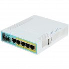 Коммутатор MIKROTIK hEX PoE RB960PGS 5*10/100/1000 LAN, 4*PoE, 1*SFP