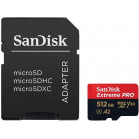 Карта пямяти SanDisk Extreme PRO MicroSDXC SDSQXCD-512G-GN6MA 512GB A2 V30 U3 C10