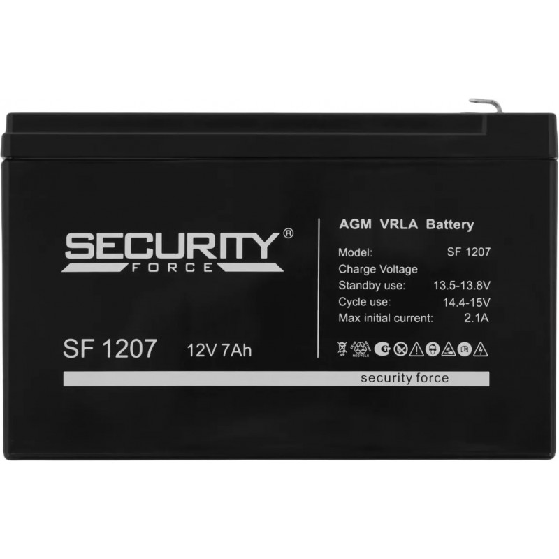 Аккумуляторная батарея SECURITY FORCE SF 1207