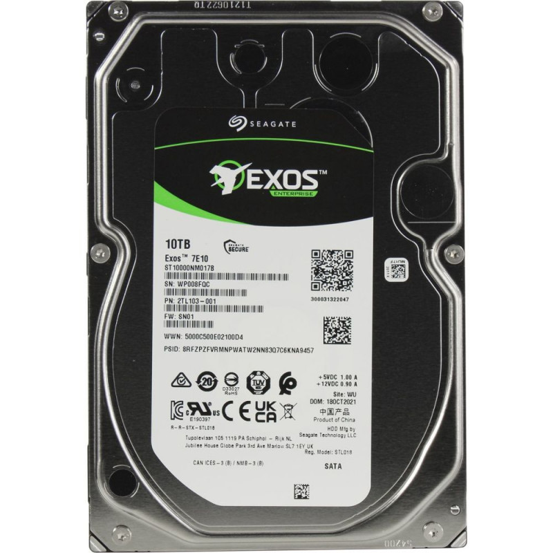 Жесткий диск серверный Seagate Exos 10TB 3.5