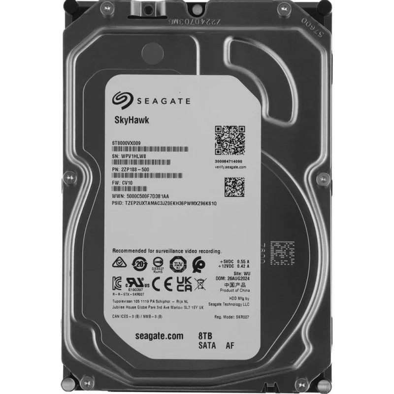 Жесткий диск Seagate SkyHawk 8TB 3.5