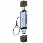 Картридер USB 3.0 Cudy UH200, SD, TF, USB-A 3.0 + USB-C 3.1