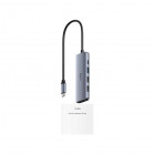 Концентратор USB Type-C Cudy UH405, HDMI, 3хUSB-A, питание Type-C, без БП