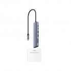 Концентратор USB Type-C Cudy UH407, HDMI, 2хUSB-A, 1хUSB-С, SD-card, TF-card