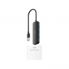 Концентратор USB Type-A Cudy UH40A, 4хUSB-A 3.2