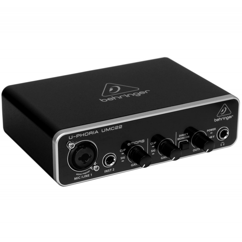Аудиоинтерфейс Behringer UMC22