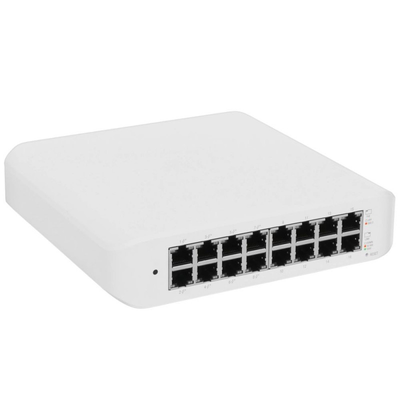 Коммутатор Ubiquiti UniFi Switch Lite 16 PoE (USW-Lite-16-POE) Ubiquiti PoE-коммутатор, 16х 1G RJ45,