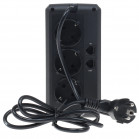 ИБП CyberPower UT850EG, 850VA/480W, L-INT, A.SIN, LED, USB, RJ45/11, SCHUKOx3