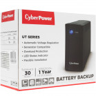 ИБП CyberPower UTC650EI, 650VA/360W, L-INT, A.SIN, LED, C13x4