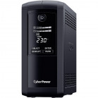 ИБП CyberPower VP1000ELCD, 1000VA/550W, L-INT, A.SIN, LCD, USB, RS232, RJ45/11, SCHUKOx4