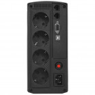 ИБП CyberPower VP1000ELCD, 1000VA/550W, L-INT, A.SIN, LCD, USB, RS232, RJ45/11, SCHUKOx4