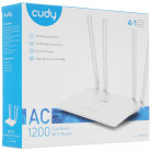 Маршрутизатор Wi-Fi Cudy WR1200, AC1200,5 LAN 10/100 Мбит/с.