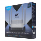 Маршрутизатор Wi-Fi Cudy WR3000P, AX3000, 1 x 2.5 Гбит/с WAN, 4 x 10/100/1000 Мбит/с, USB, питание п
