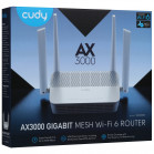 Маршрутизатор Wi-Fi 6 Cudy WR3000S, AX3000,5 LAN 10/100/1000 Мбит/с., Mesh