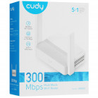 Маршрутизатор Wi-Fi Cudy WR300, N300, 4 LAN 10/100 Мбит/с., Mesh