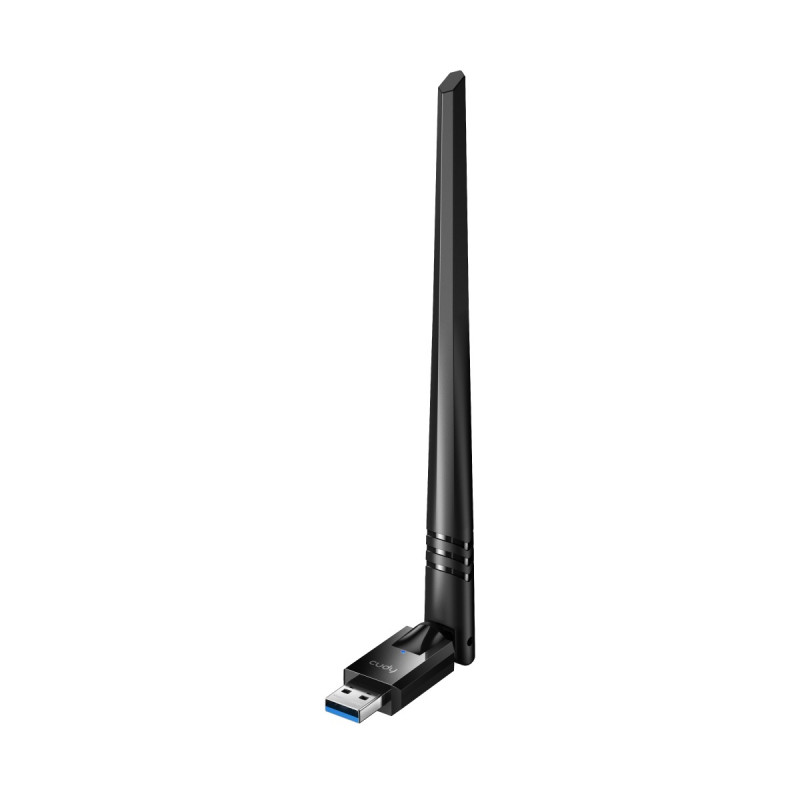 Беспроводной адаптер USB  Wi-Fi 6 Cudy WU900H, AX900, USB 2.0, внешняя антенна