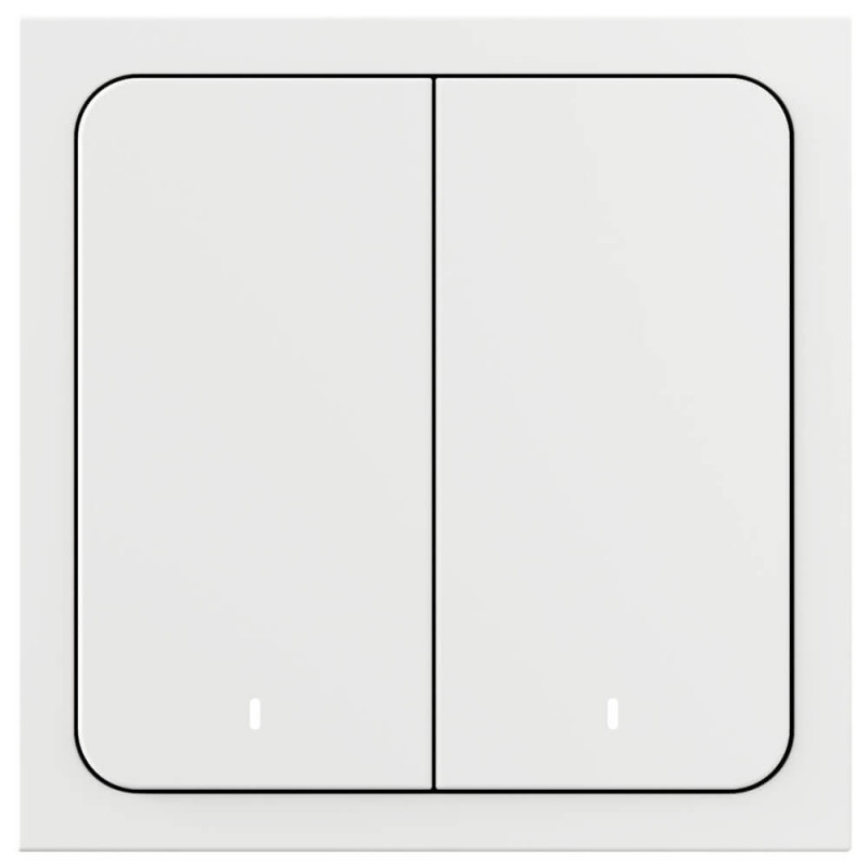Умный выключатель Яндекс, 2 клавиши, Zigbee YNDX-00532