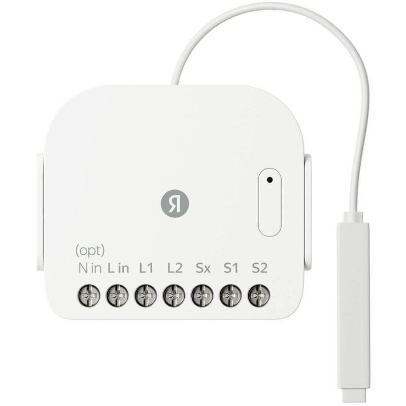 Умное реле Яндекс, двуканальное, Zigbee YNDX-00538