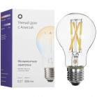 Умная лампочка Яндекс, Е27, филаментная, 806 Лм,Matter over Wi-Fi YNDX-00554