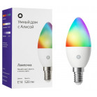Умная лампочка Яндекс, Е14, RGB, 520 Лм, Matter over Wi-Fi YNDX-00557
