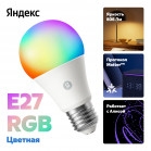 Умная лампочка Яндекс, Е27, RGB, 806 Лм, Matter over Wi-Fi YNDX-00558