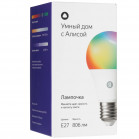 Умная лампочка Яндекс, Е27, RGB, 806 Лм, Matter over Wi-Fi YNDX-00558