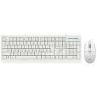 Клавиатура + мышь Acer OCC400 клав:белый мышь:белый USB (ZL.ACCCC.014)