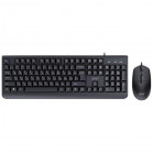 Клавиатура + мышь Acer OCC400 клав:черный мышь:черный USB (ZL.ACCCC.015)