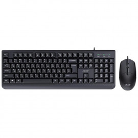 Клавиатура + мышь Acer OCC400 клав:черный мышь:черный USB (ZL.ACCCC.015)