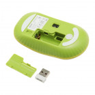 Клавиатура + мышь Acer OCC205 клав:зеленый/желтый мышь:зеленый/желтый USB беспроводная slim
