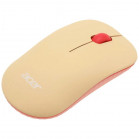 Клавиатура + мышь Acer OCC205 клав:розовый/бежевый мышь:розовый/бежевый USB беспроводная slim