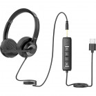 Наушники с микрофоном Acer OHW309 черный 2.8м накладные USB (ZL.HDSEE.004)