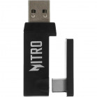 Наушники с микрофоном OHR401 Nitro черный мониторные BT/Radio/3.5mm (ZL.HDSEE.00H)