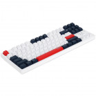 Клавиатура Acer OKW305 механическая белый USB Multimedia for gamer LED (ZL.KBDCC.01W)