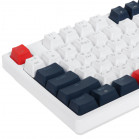 Клавиатура Acer OKW305 механическая белый USB Multimedia for gamer LED (ZL.KBDCC.01W)