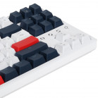 Клавиатура Acer OKW305 механическая белый USB Multimedia for gamer LED (ZL.KBDCC.01W)