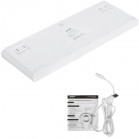 Клавиатура Acer OKW305 механическая белый USB Multimedia for gamer LED (ZL.KBDCC.01W)