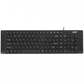 Клавиатура Acer OKW010 черный USB slim Multimedia
