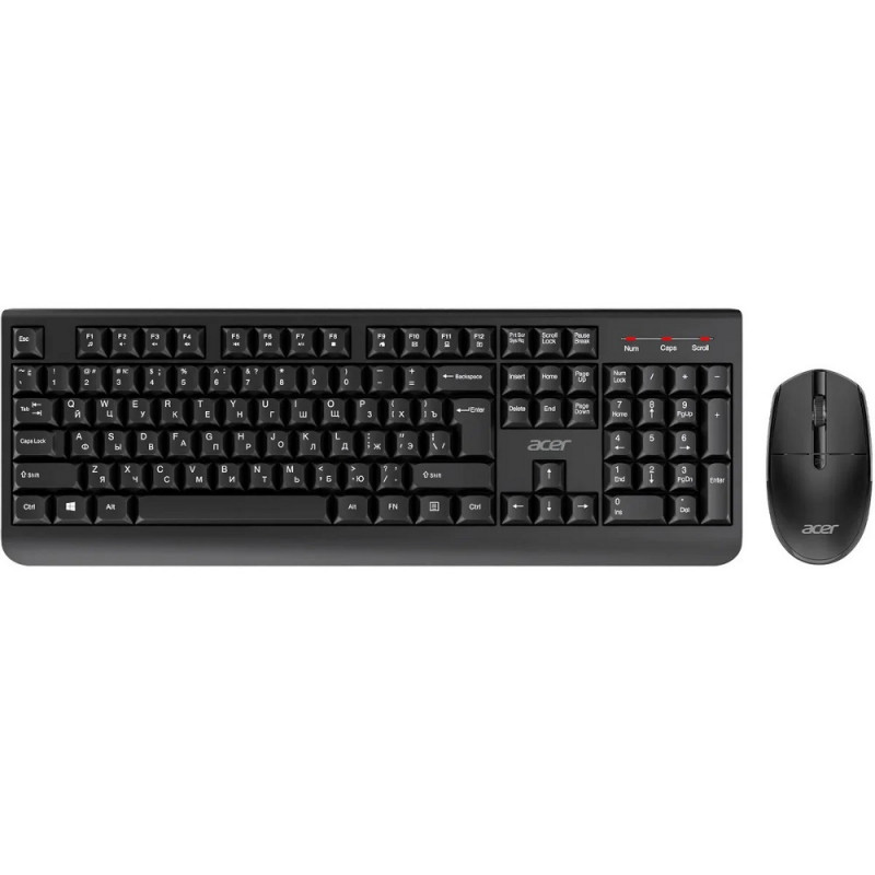 Клавиатура+мышь Acer OKR120 черный (ZL.KBDEE.007)
