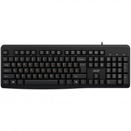Клавиатура Acer OKW500 черный USB Multimedia (ZL.KBDEE.01T) каб.:1.8м