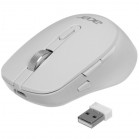 Мышь Acer OMR310 светло-серый оптич. 1600dpi беспров. BT/Radio USB 7but (ZL.MCECC.033)