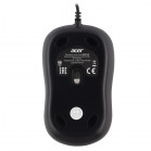 Мышь Acer OMW140 черный оптич. 1200dpi USB 3but