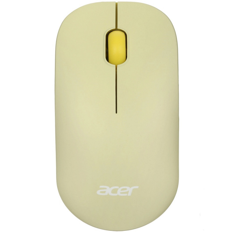 Мышь Acer OMR205 зеленый/желтый оптическая (1200dpi) беспроводная USB для ноутбука (2but) ZL.MCEEE.0
