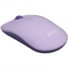 Мышь Acer OMR205 фиолетовый оптическая (1200dpi) беспроводная USB для ноутбука (2but) ZL.MCEEE.02K