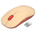 Мышь Acer OMR205 розовый/бежевый оптическая (1200dpi) беспроводная USB для ноутбука (2but)