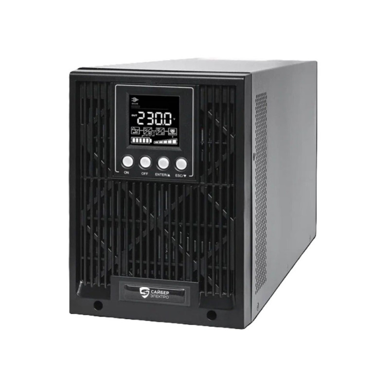 ИБП Сайбер Электро ЭКСПЕРТ-II-1000, 1000VA/900W, ONLN, SIN, LCD, USB, RS232, SL, C13x1, SCHUKOx2